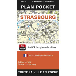 Carte randonnée STRASBOURG PLAN POCKET
