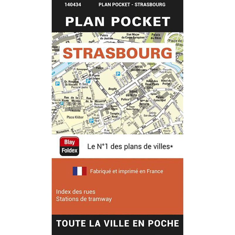 Carte randonnée STRASBOURG PLAN POCKET Carte randonnée STRASBOURG PLAN POCKET