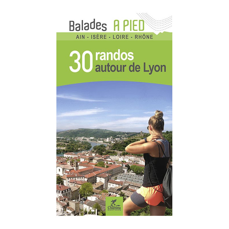 Carte randonnée AUTOUR DE LYON 30 RANDOS