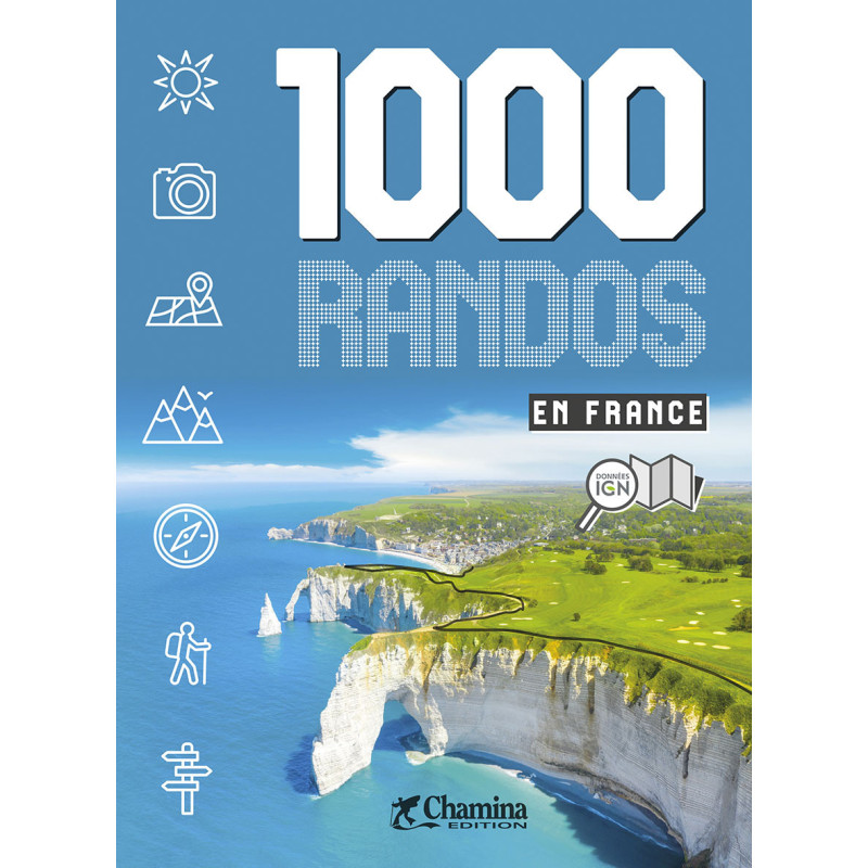 Carte randonnée 1000 RANDOS EN FRANCE Carte randonnée 1000 RANDOS EN FRANCE