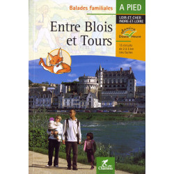 Carte randonnée ENTRE BLOIS & TOURS BALADES FAMILIALES A PIED