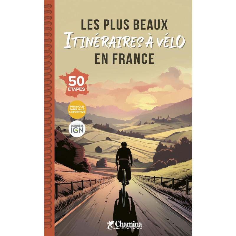 Carte randonnée LES PLUS BEAUX ITINERAIRES A VELO Carte randonnée LES PLUS BEAUX ITINERAIRES A VELO