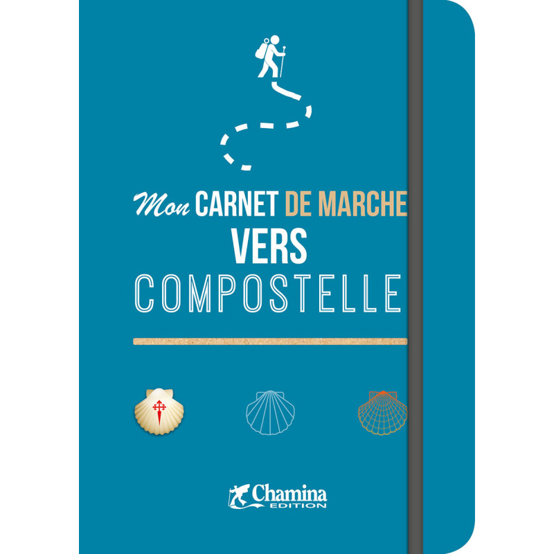 Carte randonnée MON CARNET DE MARCHE VERS COMPOSTELLE Carte randonnée MON CARNET DE MARCHE VERS COMPOSTELLE