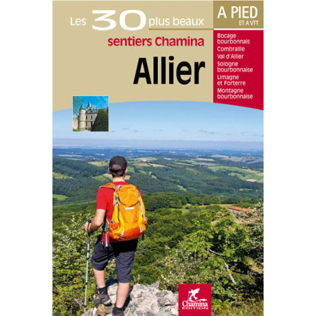 Carte randonnée ALLIER LES 30 PLUS BEAUX SENTIERS