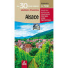 Carte randonnée ALSACE LES 30 PLUS BEAUX SENTIERS