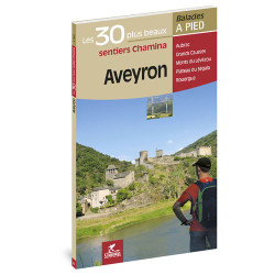 Carte randonnée AVEYRON LES 30 PLUS BEAUX SENTIERS