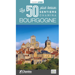 Carte randonnée BOURGOGNE - LES 50 PLUS BEAUX SENTIERS