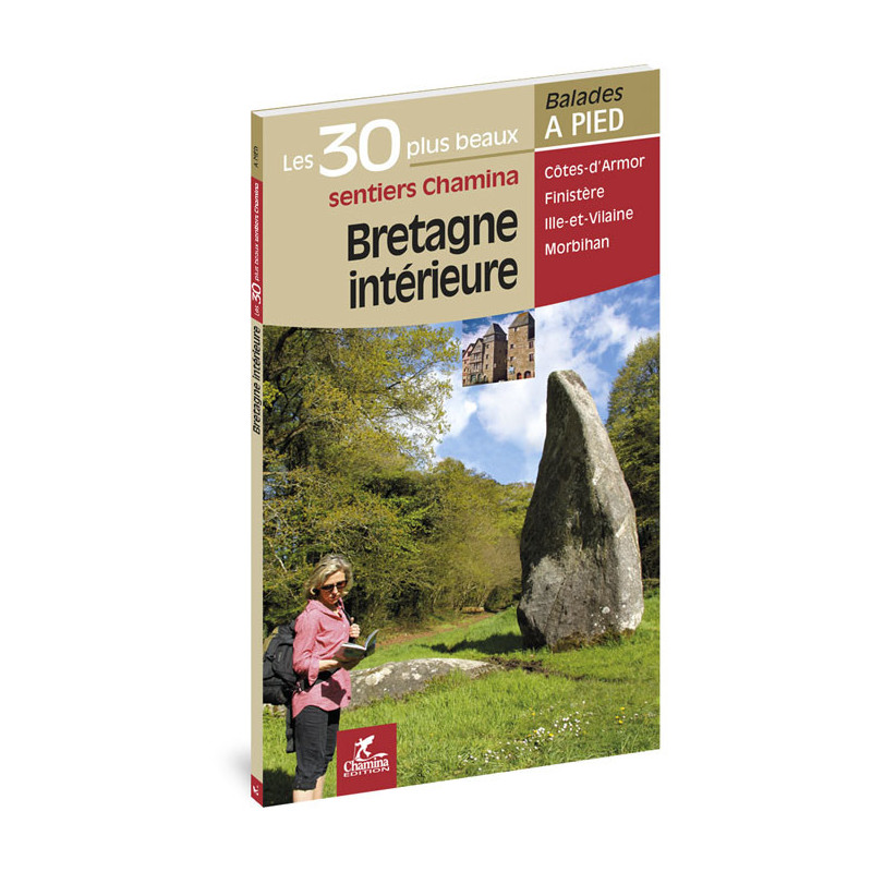 Carte randonnée BRETAGNE INTERIEURE LES 30 PLUS BEAUX SENTIERS