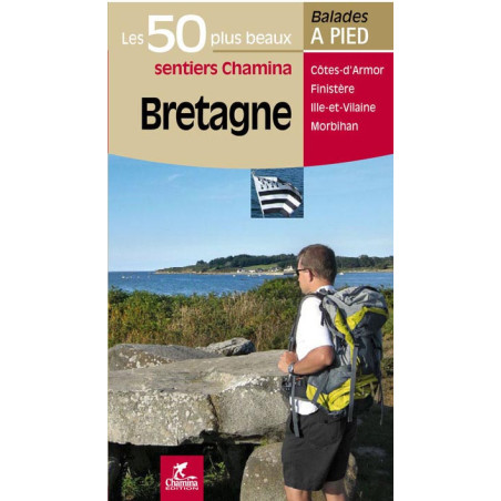 Carte randonnée BRETAGNE LES 50 PLUS BEAUX SENTIERS