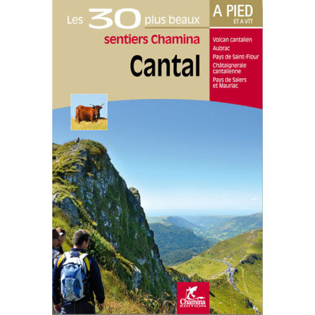 Carte randonnée CANTAL LES 30 PLUS BEAUX SENTIERS