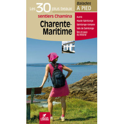 Carte randonnée CHARENTE-MARITIME LES 30 PLUS BEAUX SENTIERS