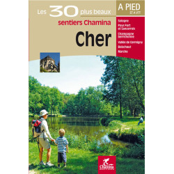 Carte randonnée CHER LES 30 PLUS BEAUX SENTIERS