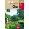 Carte randonnée CHER LES 30 PLUS BEAUX SENTIERS