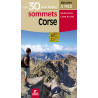 Carte randonnée CORSE LES 30 PLUS BEAUX SOMMETS