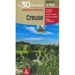 Carte randonnée CREUSE LES 30 PLUS BEAUX SENTIERS