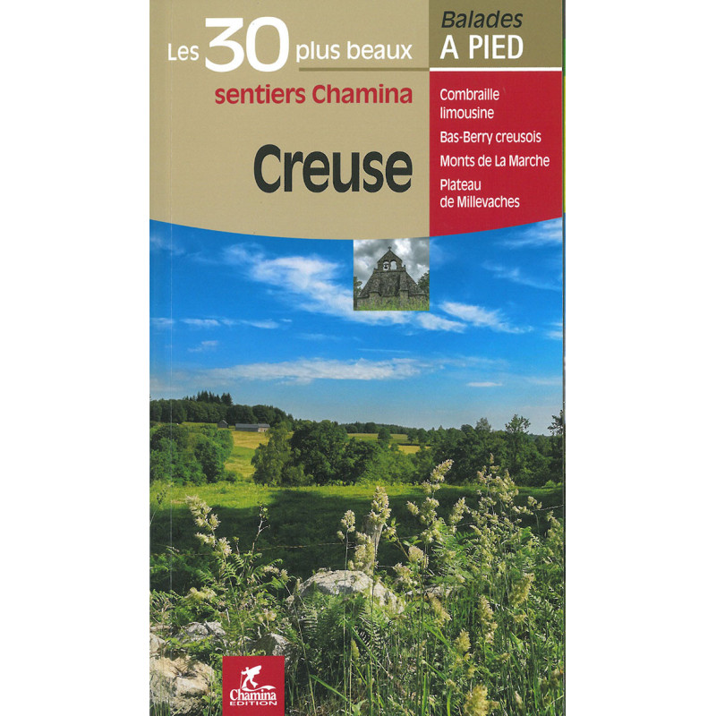 Carte randonnée CREUSE LES 30 PLUS BEAUX SENTIERS Carte randonnée CREUSE LES 30 PLUS BEAUX SENTIERS