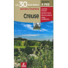 Carte randonnée CREUSE LES 30 PLUS BEAUX SENTIERS