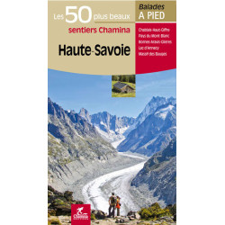 Carte randonnée HAUTE SAVOIE LES 50 PLUS BEAUX SENTIERS