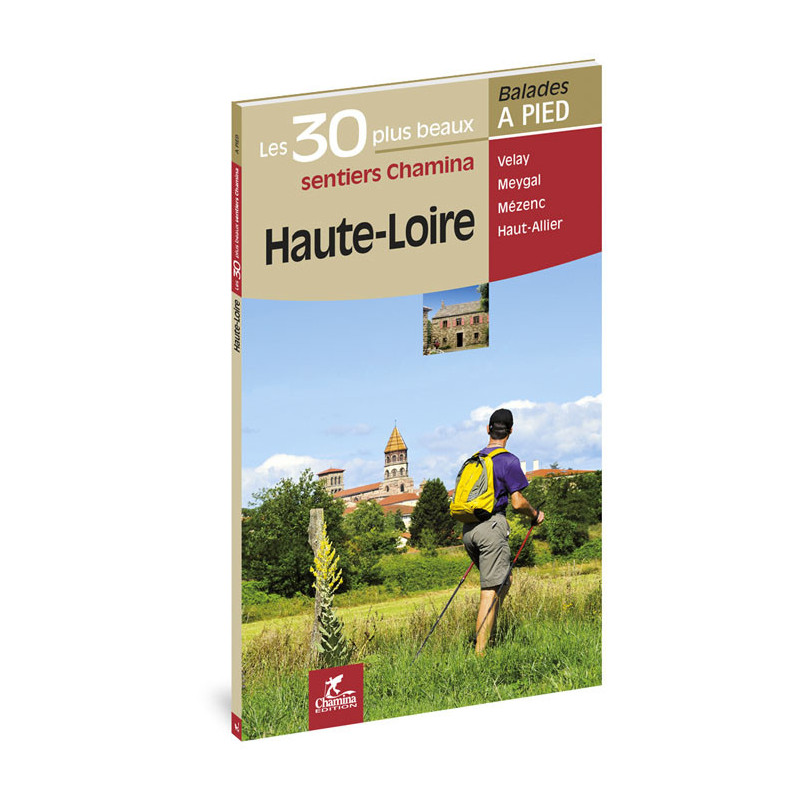 Carte randonnée HAUTE-LOIRE A PIED ET VTT LES 30 PLUS BEAUX SENTIERS