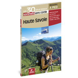 Carte randonnée HAUTE-SAVOIE LES 30 PLUS BEAUX SOMMETS SANS CORDE