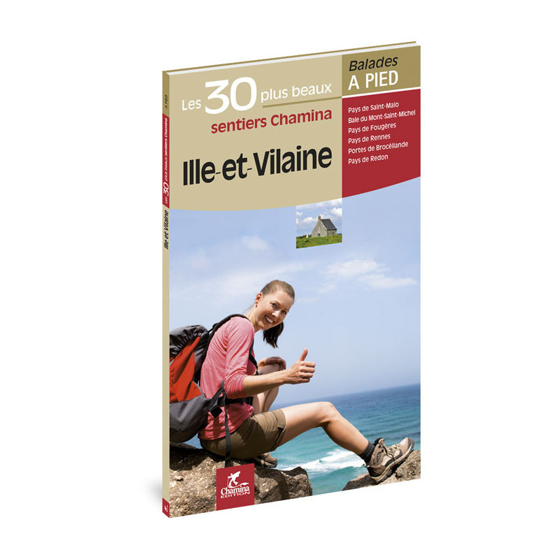 Carte randonnée ILLE ET VILAINE LES 30 PLUS BEAUX SENTIERS