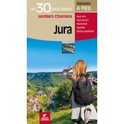 Carte randonnée JURA LES 30 PLUS BEAUX SENTIERS