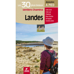 Carte randonnée LANDES LES 30 PLUS BEAUX SENTIERS