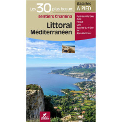 Carte randonnée LITTORAL MÉDITERRANÉEN LES 30 PLUS BEAUX SENTIERS