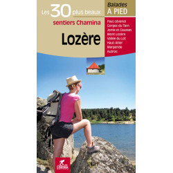 Carte randonnée LOZERE LES 30 PLUS BEAUX SENTIERS