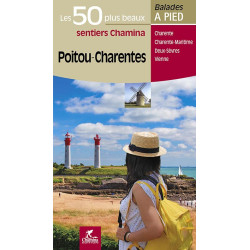 Carte randonnée POITOU-CHARENTES LES 50 PLUS BEAUX SENTIERS