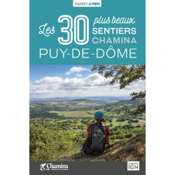 Carte randonnée PUY-DE-DOME BALADES A PIED LES 30 PLUS BEAUX SENTIERS