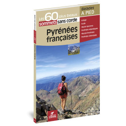 Carte randonnée PYRENEES FRANCAISES LES 60 PLUS BEAUX SOMMETS SANS CORDE
