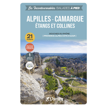 Carte randonnée ALPILLES - CAMARGUE ETANGS ET COLLINES