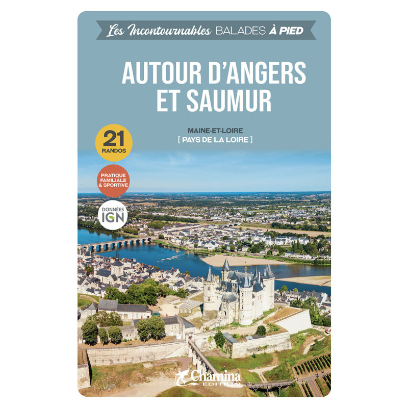 Carte randonnée AUTOUR D'ANGERS ET SAUMUR