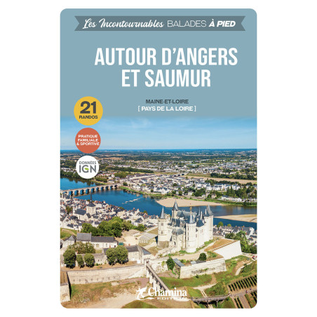Carte randonnée AUTOUR D'ANGERS ET SAUMUR