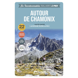 Carte randonnée AUTOUR DE CHAMONIX