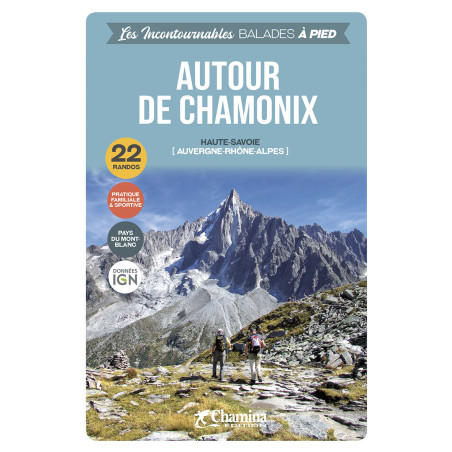 Carte randonnée AUTOUR DE CHAMONIX