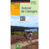 Carte randonnée AUTOUR DE LIMOGES BALADES A PIED