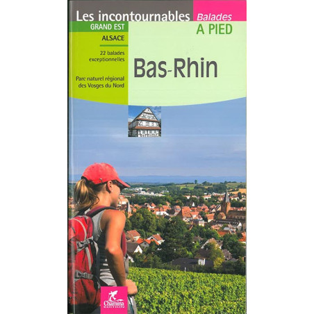 Carte randonnée BAS-RHIN A PIED PNR DES VOSGES DU NORD