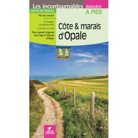 Carte randonnée CÔTE & MARAIS D'OPALE