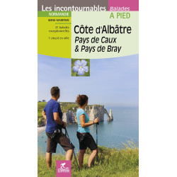 Carte randonnée CÔTE D'ALBÂTRE PAYS DE CAUX & PAYS DE BRAY