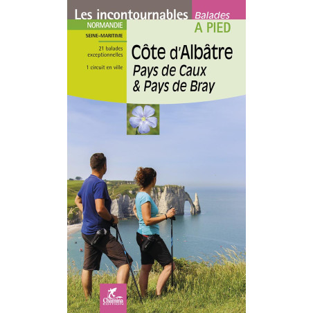 Carte randonnée CÔTE D'ALBÂTRE PAYS DE CAUX & PAYS DE BRAY