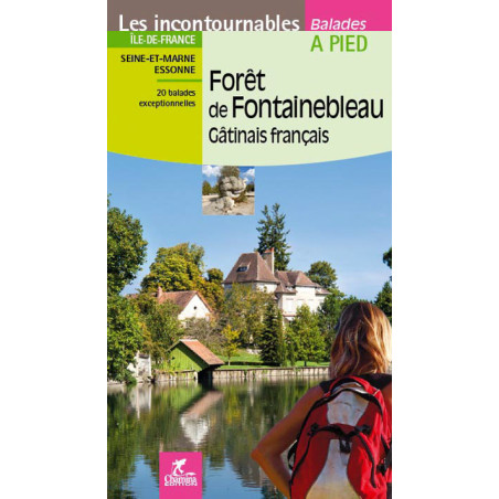 Carte randonnée FORET DE FONTAINEBLEAU GATINAIS FRANCAIS