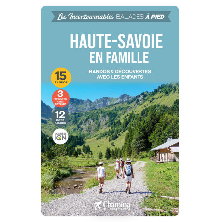 Carte randonnée HAUTE-SAVOIE EN FAMILLE