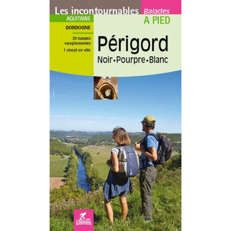Carte randonnée PERIGORD NOIR POURPRE BLANC