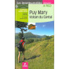 Carte randonnée PUY MARY VOLCAN DU CANTAL A PIED
