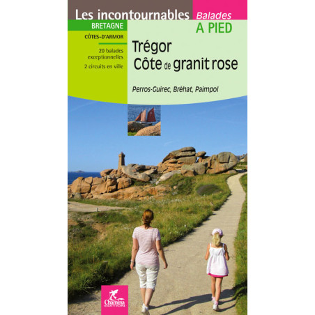 Carte randonnée TREGOR COTE DE GRANIT ROSE