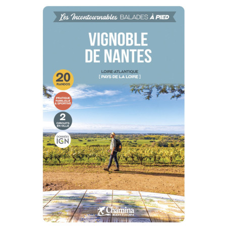Carte randonnée VIGNOBLE DE NANTES BALADES A PIED