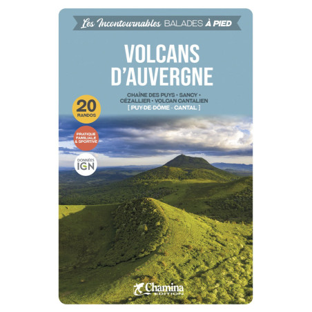 Carte randonnée VOLCANS D'AUVERGNE BALADES A PIED