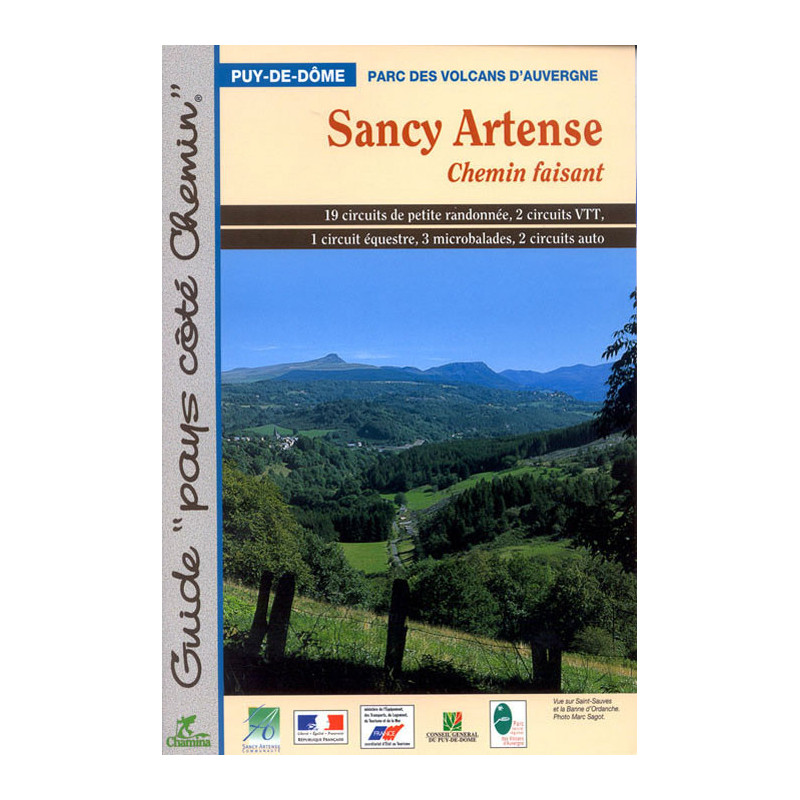 Carte randonnée SANCY ARTENSE - CHEMIN FAISANT